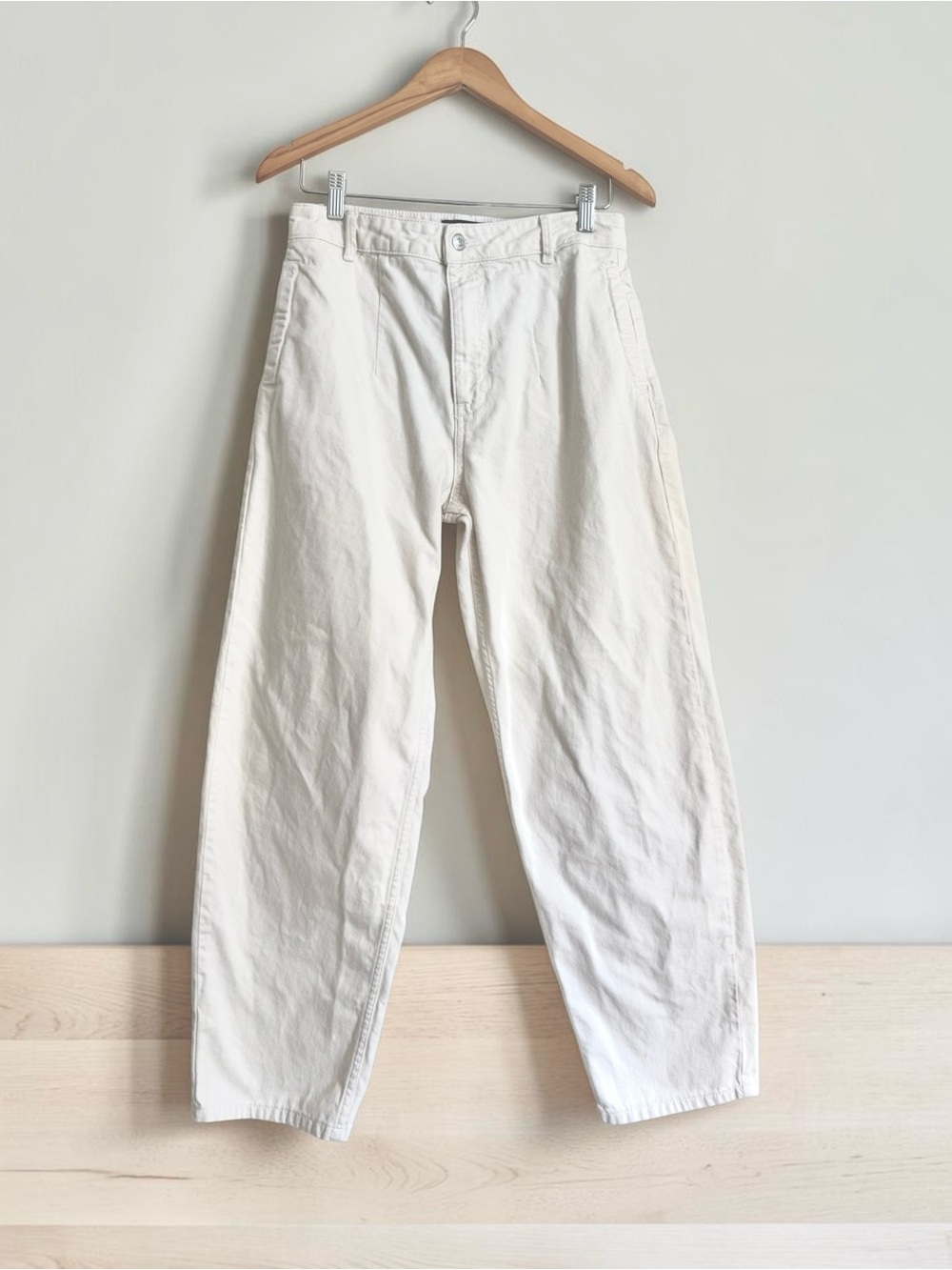 ASOS Women's Relaxed Fit White Jeans